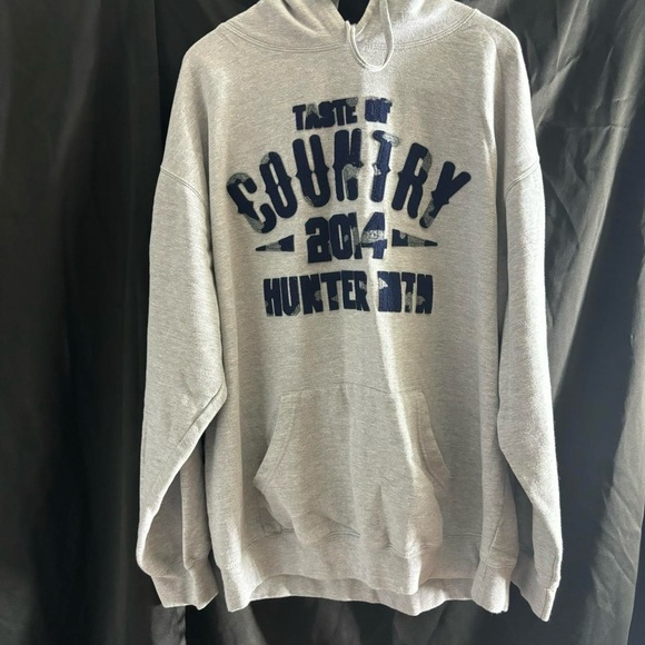 Taste of country 2014 hunter mountain heather gray hoodie 
Size XL - Picture 1 of 3